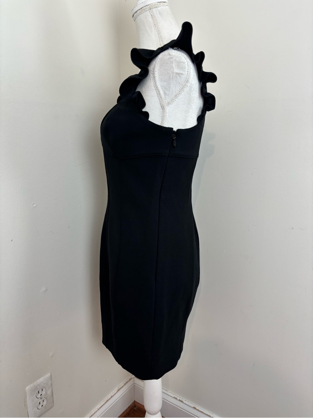 Cinq a Sept Jolie Mathis Mini Dress in Black Size 6 - Picture 6 of 11